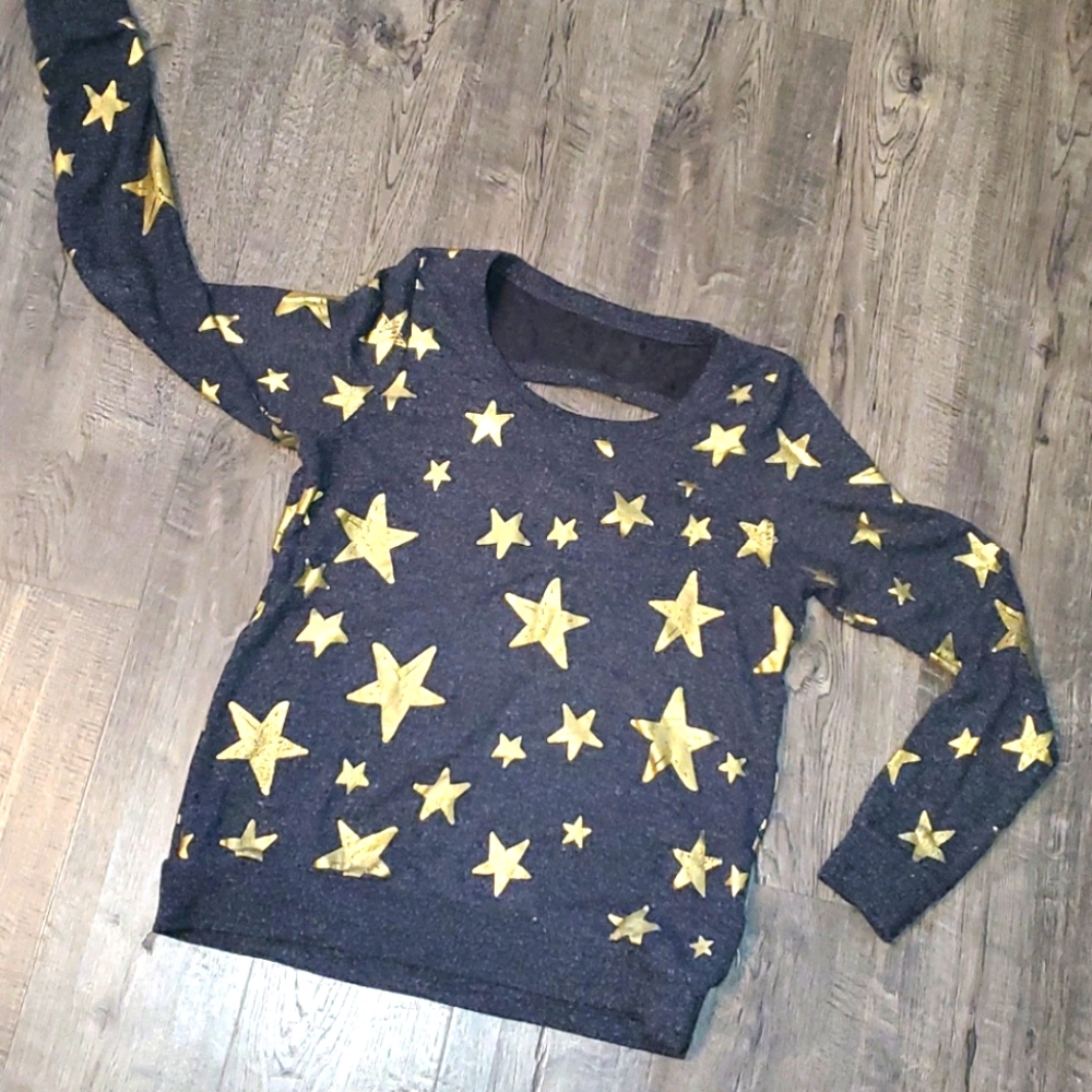 Magical Cut Out Back Sweatshirt w/ Stars 🌟